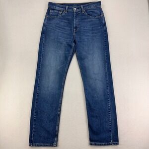 Levi's Jeans 505 Mens 32x32 Blue Faded Denim Regular Straight Casual‎ 5-Pocket